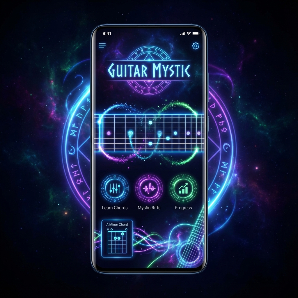 Guitar Mystic App UI