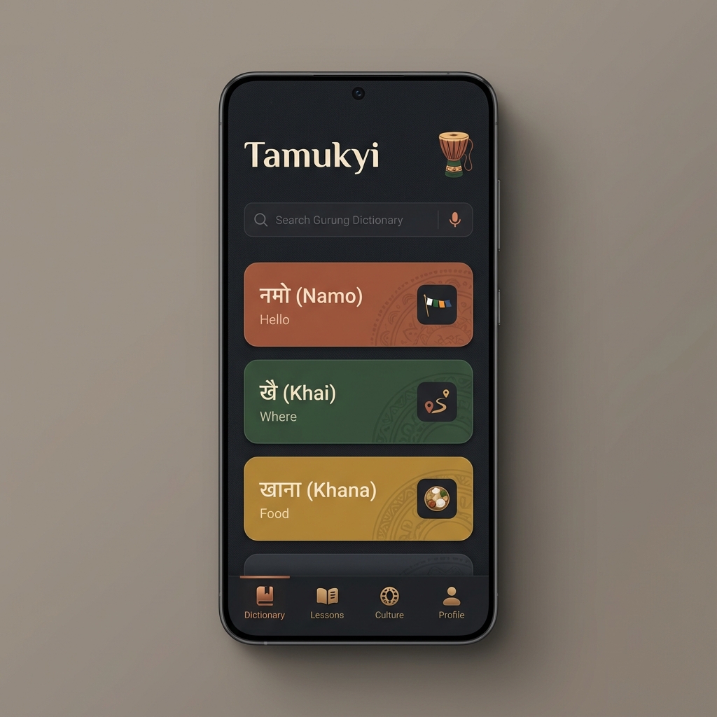 Tamukyi App UI